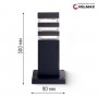 Світильник VELMAX V-GL-58, max 35W, E27, 230V, IP44, 300мм, квадратний