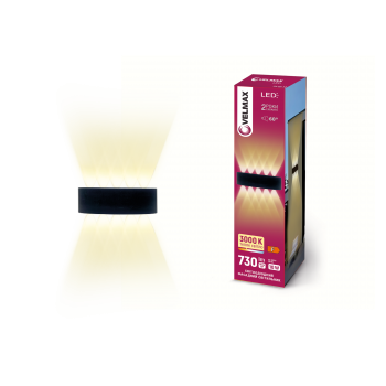 LED світильник VELMAX V-YJ-QW-G05, 10W, 3000K, IP54, 230V