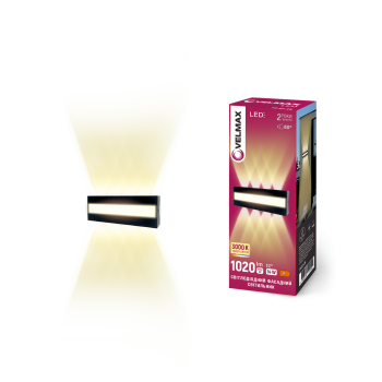 LED світильник VELMAX V-YJ-QB-G04, 14W, 3000K, IP54, 230V