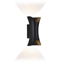 LED світильник VELMAX V-CTL-WL-001, 10W, 3000K, IP54, чорний, 230V