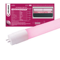 LED лампа VELMAX V-T8-22-PINK FRESH MEAT, 22W, 1500мм, G13, 230V