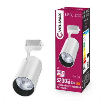 LED світильник VELMAX V-TRL-3541Wh, 35W, 4100K, білий, 230V