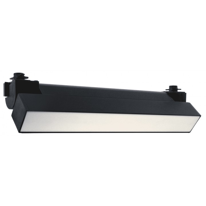 LED світильник VELMAX V-TRL-LMA-1541Bl, 15W, 4100K, чорний матовий, 230V