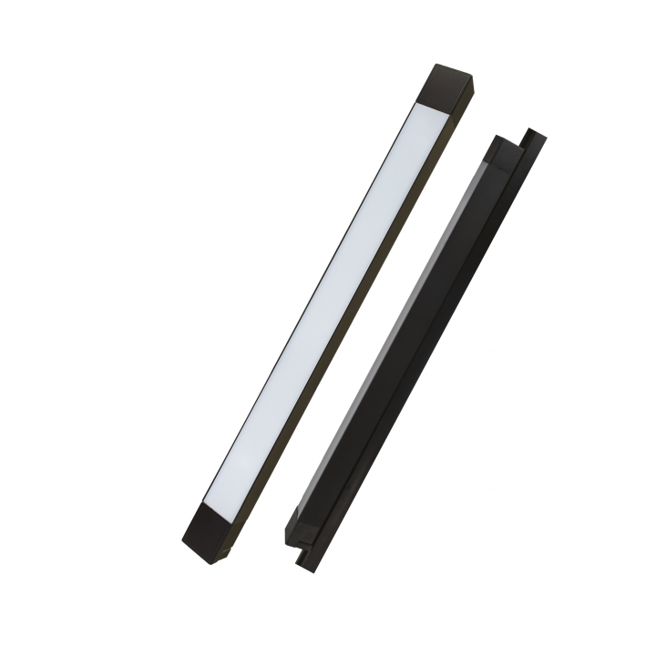 LED світильник VELMAX V-TRL-LM-3541Bl, матовий, 35W, 4100K, чорний, 230V