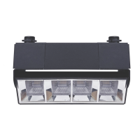 LED світильник VELMAX V-TRL-LA, 10W, 800Lm, 3000K, 220V, чорний