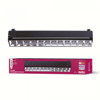 LED світильник VELMAX V-TRL-LA-3065Bl, 30W, 6500K, чорний, 230V