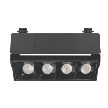 LED світильник VELMAX V-TRL-LA-Black-L, 10W, 800Lm, 4100K, 220V, чорний