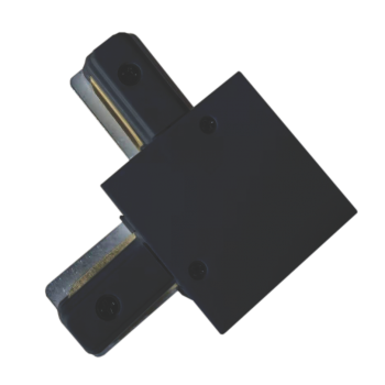 З'єднувач вбудованого шинопроводу VELMAX V-LC-R, Г-подібний, чорний