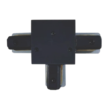 З'єднувач вбудованого шинопроводу VELMAX V-TC-R, Т-подібний, чорний