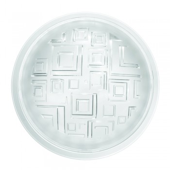 Світильник, пластик, білий, Е27, 40W, 235х80мм, IP20, (Е-005)