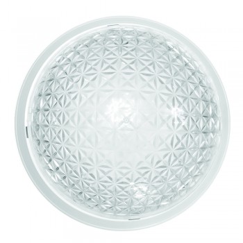 Світильник, пластик, білий, Е27, 40W, 235х80мм, IP20, (Е-006)