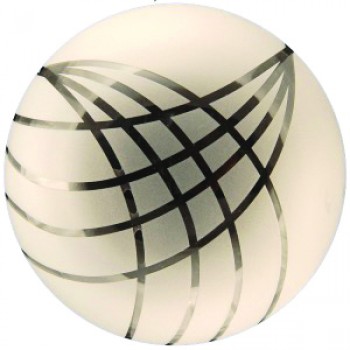 Світильник закритого типу, скло-метал, Е27, 60W, 150х100мм, 05055