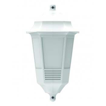Світильник парковий FLORA, настінний, 40W, E27, IP44, ударост. PC/PP, білий, (016 038 412100)