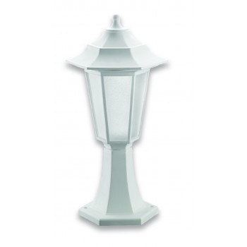 Світильник парковий FLORA, 40W, E27, IP44, ударост. PC/PP, білий, (016 038 020116)