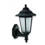 Світильник парковий FLORA, настін. з ніжкою, 40W, E27, IP44, ударост. PC/PP, чорний, (016 038 010117)