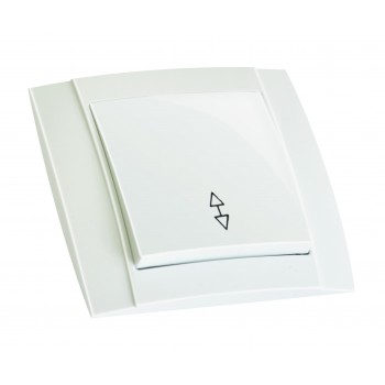 Вимикач 1 кл, для керування із 2х місць, 10А, "Lara"