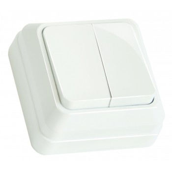 Вимикач 2 кл, 10А, "Julia"