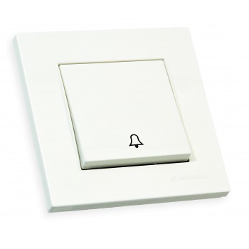 Вимикач для дзвінка, 4А, RITA, Mutlusan, білий, (2220 407 0201Z)