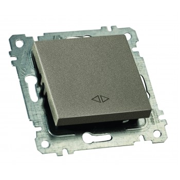 Механізм вимикача 1 кл, перехресний, 10А, RITA, Mutlusan, "графіт", (2200 408 0195)