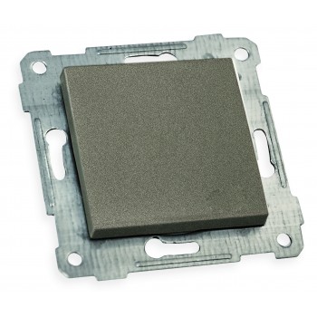 Механізм  заглушки розетки RITA, Mutlusan, "графіт", (2200 121 0295)