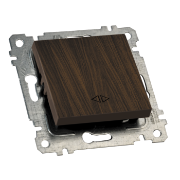 Механізм вимикача 1 кл, перехресний, 10А, RITA, Mutlusan, "горіх", (2200 408 0157)