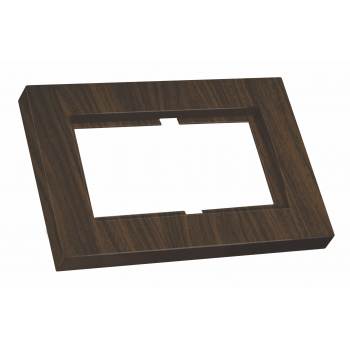 Рамка подвійна RITA, Mutlusan,  "горіх", (2220 820 1257)