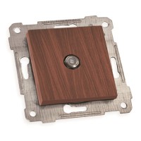 Механізм розетки супутн. телеб. SAT кінцева, RITA, Mutlusan, "вишня" (2200 167 0156).