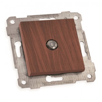 Механізм розетки супутн. телеб. SAT кінцева, RITA, Mutlusan, "вишня" (2200 167 0156).