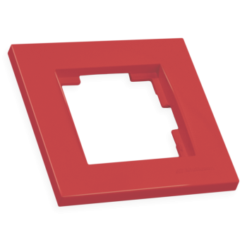 Рамка одномісна RITA, Mutlusan, червоний, (2220 800 1104)