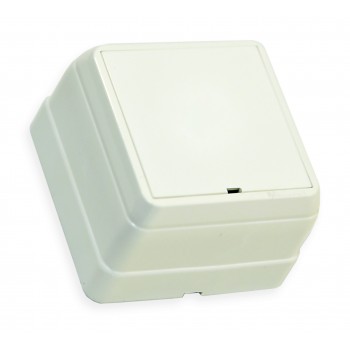 Розетка з/з, бризкозахищена, з кришкою, 16А, BRON, Mutlusan, білий (2160 110 0201)