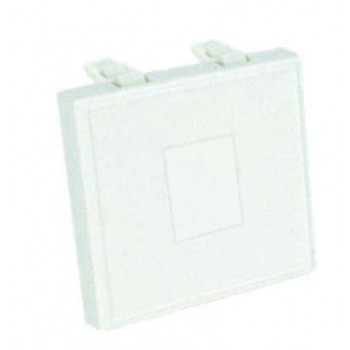 Рамка інтернет розетки в каб.канал, зі шторкою (45х45), Mutlusan (888 049 050013)