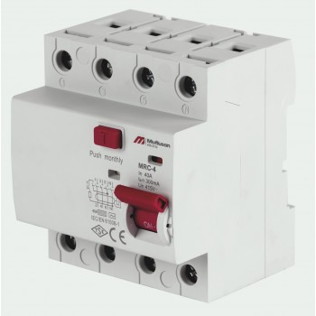 Диф. реле (ПЗВ) 6кА, 4Р, 30мA, 25A, "AC" MRC06, Mutlusan
