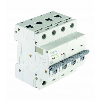 Авт. вимикач SIGMA 10кА, 4Р, 16А "С" (1SMD416C)