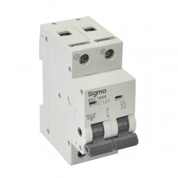 Авт. вимикач DC SIGMA 10кА, 2P, 125A, "C" (1SD212C)