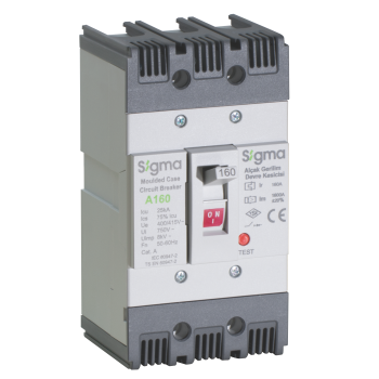 Авт. вимикач силовий фіксований SIGMA 3Р, 63A, 25кА (3A160063)