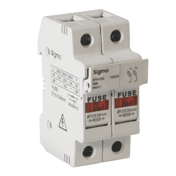 Тримач запобіжника плавкого SIGMA 2Р, 32А (SFH232)