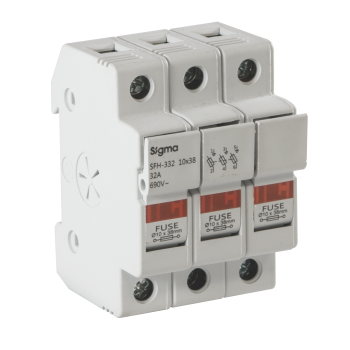 Тримач запобіжника плавкого SIGMA 3Р, 32А (SFH332)