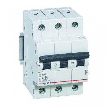 Авт.Вимикач Legrand RX3, 4,5KA, 16A, 3Р, "С"(419708)