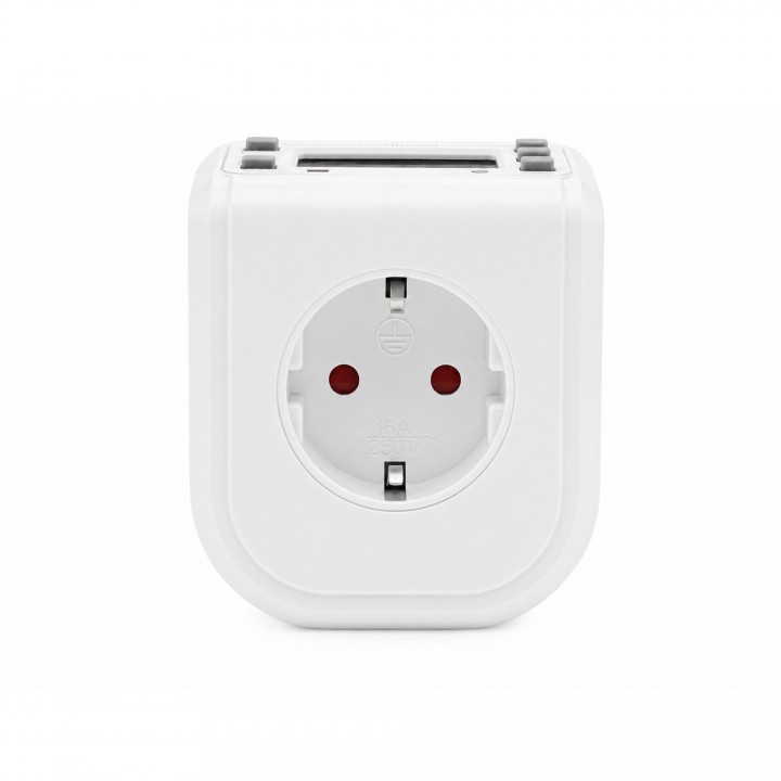 Реле часу тижневе електронне в розетку MARSO, М68A, 16А, 3680W, 230V