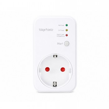 Реле напруги розетка MARSO, М08, 165-265V, 16А, з індикатором, 230V