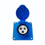 Розетка промислова, кутова, 3x16A, IP44, TP electric (3120-309-0900)