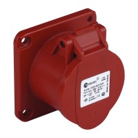 Розетка промислова, пряма, 5x32A, 75x75 мм, IP44, TP electric (3107-322-1675)