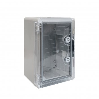 Бокс пластик. з монтаж. платою (20х30х13) прозор., ВОХОN
