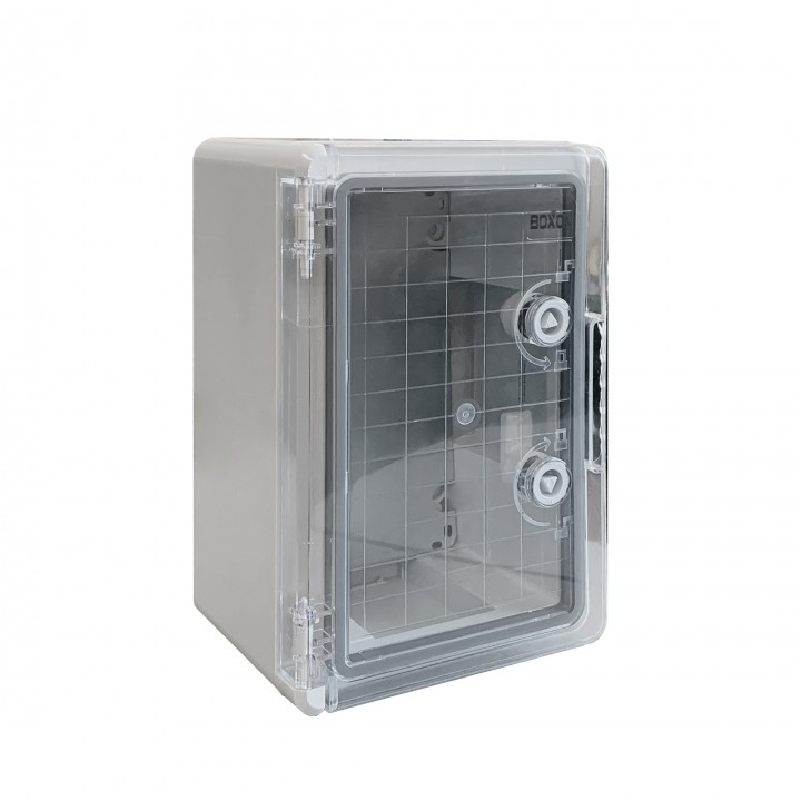Бокс пластик. з монтаж. платою (25х35х15) прозор., ВОХОN
