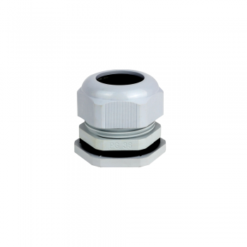 Кабельний ввід герметичний PG36, поліамід, IP67, сірий