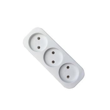 Розгалужувач б/з, 3 гнiзда, 10А, MARSO