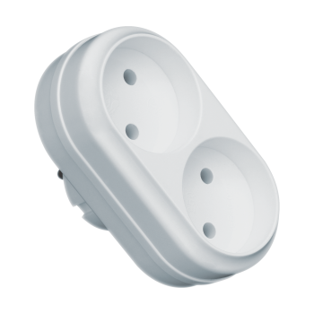 Розгалужувач б/з, 2 гнiзда, 10А (РВ10 - 020)