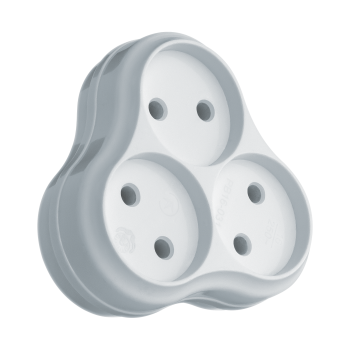 Розгалужувач б/з, 3 гнiзда, круглий, 16А (РВ16 - 031)