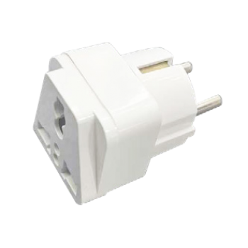 Адаптер універсальний з/з 16А, білий, MARSO