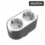 Розгалужувач BOXON, B302, 2 розетки, з/з, 16А, зі шторками, 230V